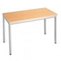 SODEMATUB Table universelle et polyvalente être aluminium - L120 x H74 x P60 cm