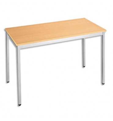 SODEMATUB Table universelle et polyvalente être aluminium - L120 x H74 x P60 cm