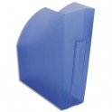EXACOMPTA Porte-revues Iderama. Coloris bleu transparent - 29,2 x 32 x 11 cm