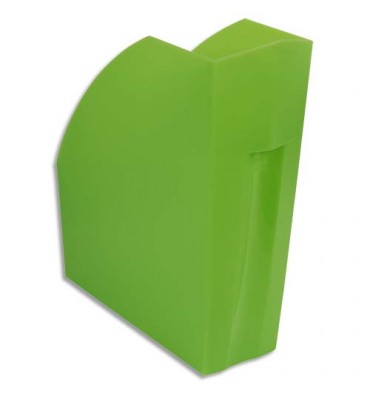 EXACOMPTA Porte-revues Iderama. Coloris vert transparent - 29,2 x 32 x 11 cm