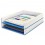 LEITZ Corbeille à courrier Dual blanc / Bleu métallisé - 26,7 x 4,9 x 33,6 cm