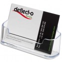 DEFLECTO Porte-cartes de visite standard transparent 9,6 x 4,5 x 3,5 cm
