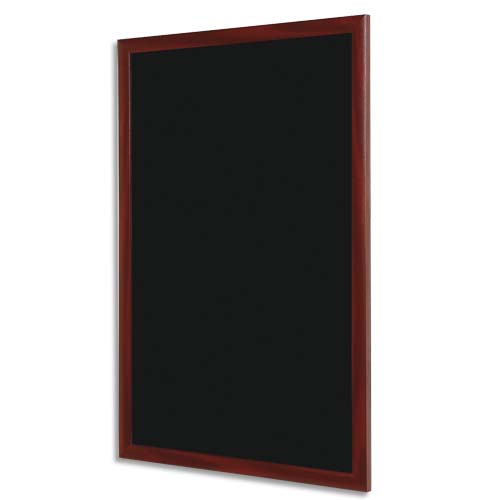 Bi-Office Tableau Noir, Cadre en Pin, 40 x 30 cm 