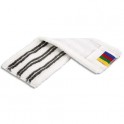 VILEDA Frange MicroLite poche et languette en microfibre polyester, format 42 x 2 x 10 cm, coloris blanc noir