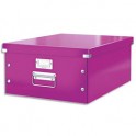 LEITZ Boîte CLICK&STORE L-Box. Format A3 - Dimensions : L36,9xH20xP48,2cm. Coloris Violet.