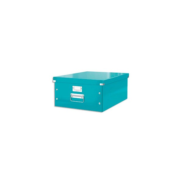 LEITZ Boîte CLICK&STORE L-Box. Format A3 - Dimensions : L36,9xH20xP48,2cm. Coloris menthe