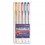 UNIBALL Pochette de 5 stylos bille à encre gel Electrics, couleurs pailletées assorties