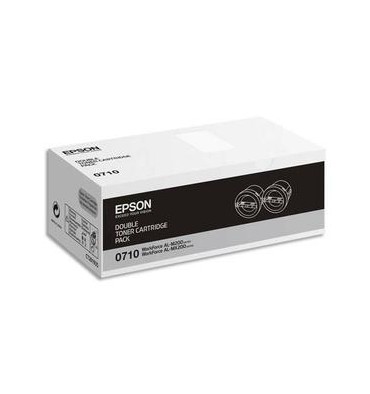EPSON Pack 2 cartouches toner laser noir C13S050710