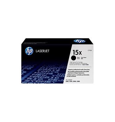 HP Cartouche toner laser noir 15X - C7115X