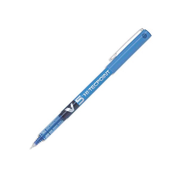 PILOT Stylo roller pointe tubulaire 0,5 mm encre liquide bleue HI-TECPOINT BX-V5