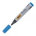 BIC Marqueur permanent pointe ogive corps plastique encre à base d’alcool bleue 2000