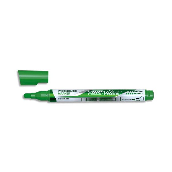 BIC Marqueur effaçable à sec VELLEDA Pocket, pointe ogive, encre liquide verte