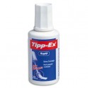TIPP EX Correcteur fluide avec pinceau en mousse séchage rapide flacon de 20 ml RAPID