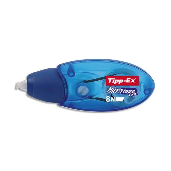 TIPP EX Roller de correction MicroTape Twist 5 mm x 8 m avec capuchon de protection rotatif