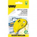 UHU Roller Dry & Clean Jetable et repositionnable 8,5 mètres x 6,5 mm