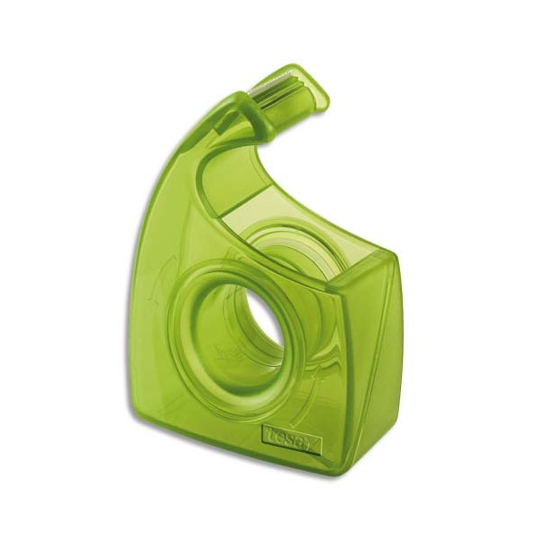 TESA Dévidoir Easy Cut forme escargot recyclé vert transparent