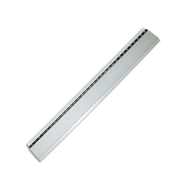WONDAY Règle de découpe aluminium anodisée 30 cm. Barre anti-dérapante