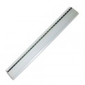 WONDAY Règle de découpe aluminium anodisée 100 cm. Barre anti-dérapante