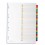 AVERY Répertoire numérique 31 touches Mylar®. En carte blanche, onglets plastifiés de couleur. Format A4