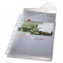 LEITZ Sachet de 5 pochettes-plan en PVC 17/100e grainé, peut contenir jusqu'à 200 feuilles
