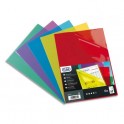 ELBA Boîte de 100 pochettes-coins en PVC 15/100e, coloris assortis 