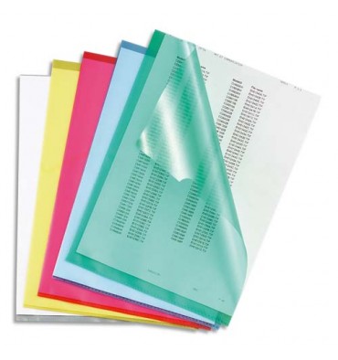 5 ETOILES Boîte de 100 pochettes-coin coloris assortis en polypropylène 12/100e, coloris assortis