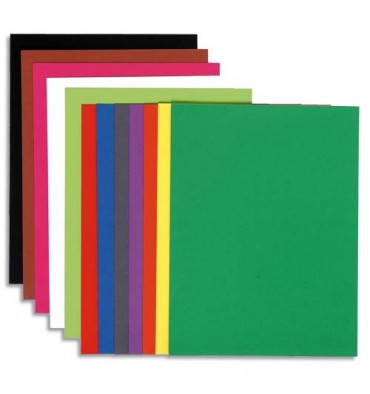 EXACOMPTA Paquet de 100 sous-chemises FLASH en carte recyclée 80g, coloris assortis