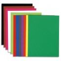 EXACOMPTA Paquet de 10 chemises FLASH 220 en carte recyclée 220g, coloris teintes vives assortis