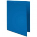 EXACOMPTA Paquet de 100 chemises FLASH 220 en carte recyclée 220g, coloris bleu foncé