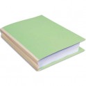 EXACOMPTA Paquet de 25 chemises à soufflet, carte 320g recyclée à 100% coloris vert