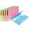 EXACOMPTA Paquet de 50 chemises à poche SUPER en carte 210g, coloris assortis pastels