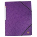 5 ETOILES Chemise simple à élastique en carte lustrée 5/10ème, 450g, coloris violet