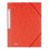 ELBA Chemise 3 rabats et élastique Eurofolio Prestige, en carte lustrée 7/10e rouge