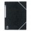 ELBA Chemise à 3 rabats et élastiques en carte lustrée TOP FILE, format A4, coloris noir
