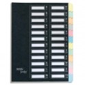 EMEY Trieur EMEY JUNIOR en carte avec système clip, 24 compartiments, coloris noir