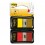 POST-IT Blister de 2 cartes de 50 index marque pages 2,54 x 4,4 cm rouge et jaune