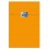 OXFORD Bloc de direction non perforé 160 pages 80g unies 21 x 29,7 cm. Couverture orange
