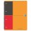 OXFORD Cahier ACTIVEBOOK en polypropylène orange spirales 160 pages perforées 80g lignée 6 mm 21 x 31,8 cm