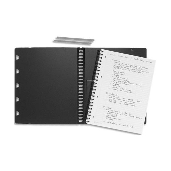RHODIA Recharge pour cahiers EXABOOK spiralé 160 pages 5x5 16 x 21 cm