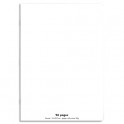 CONQUERANT Cahier piqûre 96 pages Seyès 21 x 29,7 cm. Couverture polypropylène incolore