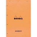 RHODIA Bloc audit format 21 x 32 cm 80 g 80 pages perforé