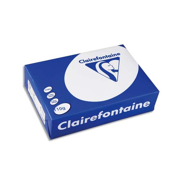 CLAIREFONTAINE Ramette de 500 feuilles papier blanc CLAIRALFA 110g A4