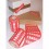  Rouleau de 1000 étiquettes imprimées FRAGILE blanc fond rouge - 150 x 42,5 mm
