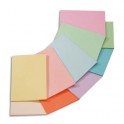 CLAIREFONTAINE Ramette 5x100 feuilles papier couleur Trophée 80g A4 assortis pastel