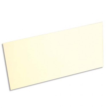 POLLEN BY CLAIREFONTAINE Paquet de 25 cartes 210g POLLEN 10,6 x 21,3 cm. Coloris ivoire