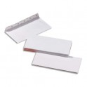 PERGAMY Boîte de 500 enveloppes blanches auto-adhésives 80g format DL