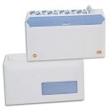 GPV Boîte de 500 enveloppes DL 110 x 220 mm blanches auto-adhésives 90g fenêtre 45 x 100 mm