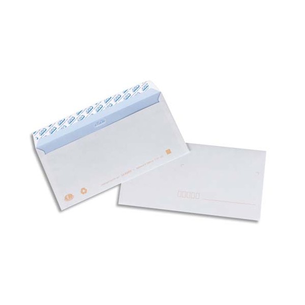 GPV Boîte de 500 enveloppes auto-adhésives 80g format 110 x 220 mm DL