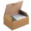 EMBALLAGE Boîte postale en carton simple cannelure havane - Dimensions : 20 x 14 x 7,5 cm