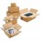 EMBALLAGE Paquet de 20 caisses américaine simple cannelure en kraft écru - Dimensions : 60 x 40 x 40 cm